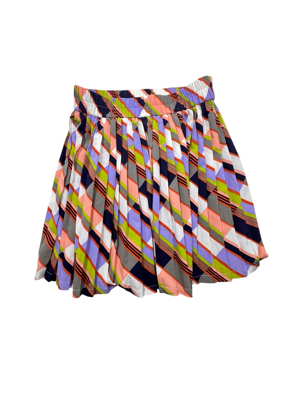 Banana Republic Women's Multi-Color Pleated Midi Skirt, 6
